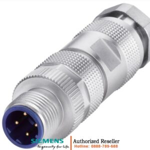 Đầu Nối M12 PRO 6GK1901-0DB10-6AA8 - Vỏ Kim Loại Bền, Kết Nối Nhanh, 180° (D-coded) Cho SCALANCE X208 PRO & ET 200 PRO PN