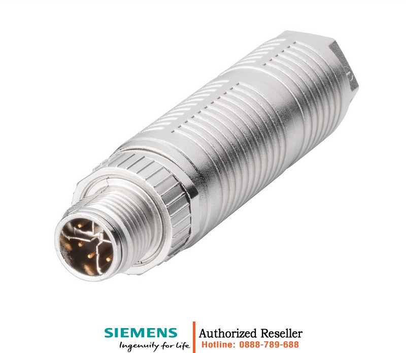 6GK1901-0DB50-6AA8 IE FC M12 Plug PRO 4x2 - Đầu nối công nghiệp chống sốc, 8 cái 6GK1901-0DB50-6AA8