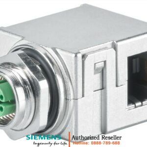 6GK1901-0DM40-2AA5 - Bộ Chuyển Đổi M12 X-Coded sang RJ45, IP65/67 đến IP20, Cho Tủ Điện Công Nghiệp (1 Hộp 5 Cái)