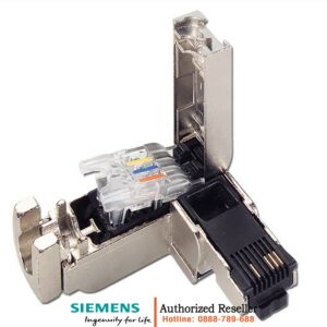 Đầu Nối RJ45 Công Nghiệp Siemens 6GK1901-1BB20-2AE0 - Cổng Ethernet FastConnect 90 Độ, Vỏ Kim Loại Bền Bỉ, Tương Thích Cáp IE FC TP (1 Gói 50 Cái)