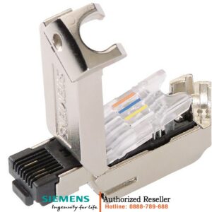 Đầu Nối RJ45 Công Nghiệp Siemens 6GK1901-1BB30-0AB0 - Vỏ Kim Loại Bền Bỉ, Kết Nối FC Nhanh, 10 Cái/Hộp