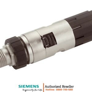 Đầu nối PROFIBUS M12 FC 6GK1905-0EA10 - Vỏ kim loại chống chịu, cổng cáp hướng trục, tương thích ET 200PRO, bộ 5 cái