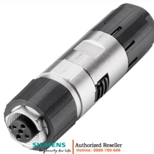 Đầu nối cáp PROFIBUS FC M12 6GK1905-0EB10-6AA0 - Vỏ kim loại chống sốc, kết nối FC, đầu cáp hướng trục, dùng cho ET 200 PRO, tiếp điểm cái mã B (1 gói = 1 cái)