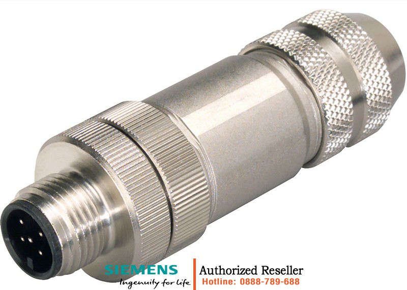 Đầu Nối Chấm Dứt M12 6GK1905-0ED00 Cho ET 200 - Có Điện Trở Tích Hợp, Dành Cho PB, Cổng Cái, Hộp 5 Cái 6GK1905-0ED00