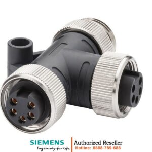 Đầu Nối T-Piece 6GK1905-0FC00 7/8" ET 200 - 5 Cái, Ổ Cắm Cái & Chân Đực