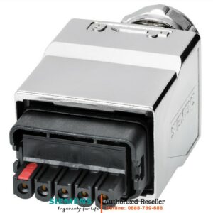 Đầu Nối Công Nghiệp Siemens 6GK1907-0AB11-6AA0 - Cắm Nguồn Push Pull 5 Chấu Kim Loại Lắp Ráp Tại Hiện Trường (Đóng Gói Đơn)