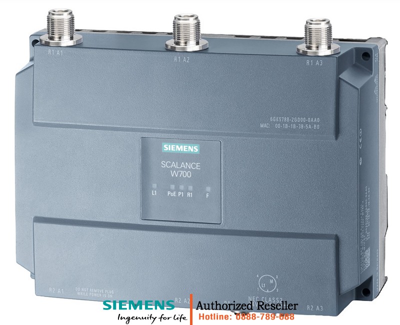 6GK5788-1GD00-0AA0 - Access Point Công Nghiệp Siemens SCALANCE W788-1 M12, Hỗ Trợ PoE, IP65, Phù Hợp Ứng Dụng Ngoài Trời 6GK5788-1GD00-0AA0