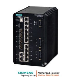 Thiết Bị Chuyển Mạch Công Nghiệp 16 Cổng 10G RUGGEDCOM RST916C (6GK6491-6CD00-1AN0) - Quản Lý Hoàn Toàn, Chịu Nhiệt Độ Khắc Nghiệt, Hỗ Trợ IEEE 1588