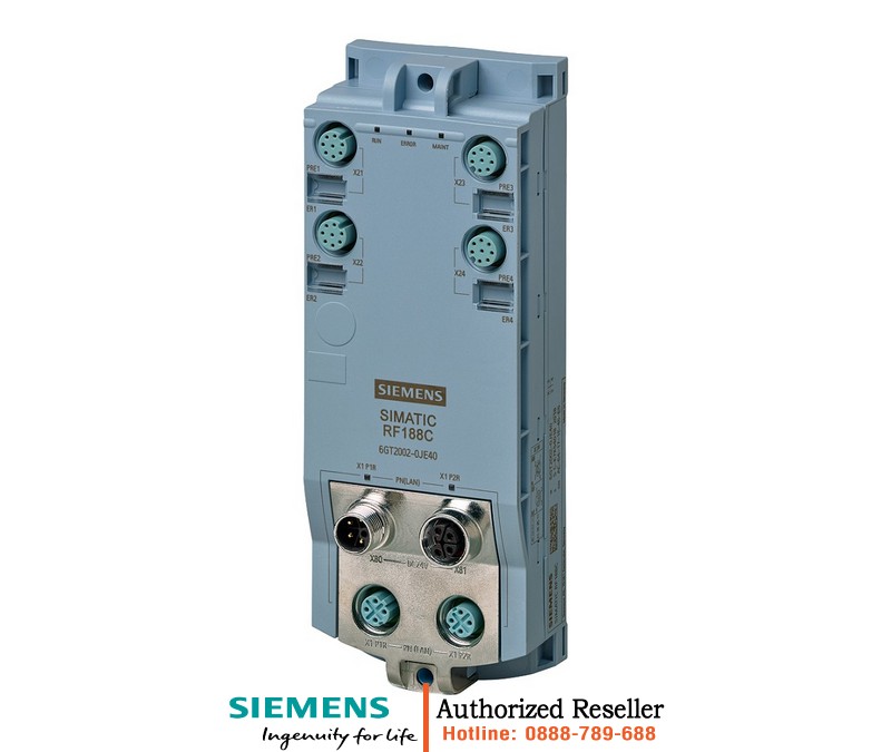 Module RFID 6GT2002-0JE40 - Hỗ trợ PROFINET, Ethernet, EtherNet/IP, OPC/UA - Kết nối 4 đầu đọc RF188C 6GT2002-0JE40