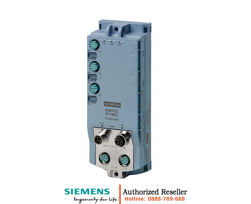 Module RFID Giao Tiếp Công Nghiệp 6GT2002-0JE50 - Hỗ Trợ PROFINET, Ethernet, EtherNet/IP, OPC/UA, Kết Nối 2 Đầu Đọc, Cổng DI/DQ 6GT2002-0JE50