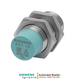 Anten SIMATIC RF300/RF200 ANT18 Inox 6GT2398-1DA00 | Chịu nhiệt -25°C đến 70°C | IP65 | Ren M18x1 | Dài 40mm