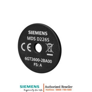 Transponder RFID Siemens 6GT2600-2BA00 ISO 15693 13.56MHz Bộ Nhớ 316 Byte Chịu Nhiệt -40 đến +90°C IP68