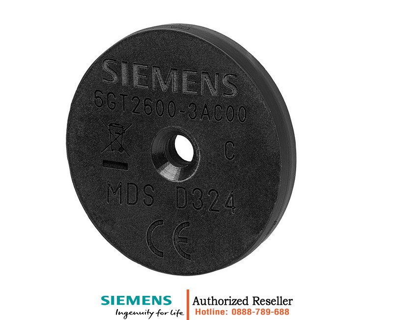 Đầu Đọc Transponder MDS D324 6GT2600-3AC00 - Chip INFINEON SRF 55V10P, Bộ Nhớ 992-byte, Tương Thích RF200/RF300 ISO/MOBY D 6GT2600-3AC00