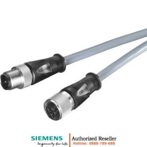 Cáp Kết Nối Nguồn M12 6XV1801-6DH20 - Lắp Sẵn, L-Coded, 4 Cực, Dài 2m