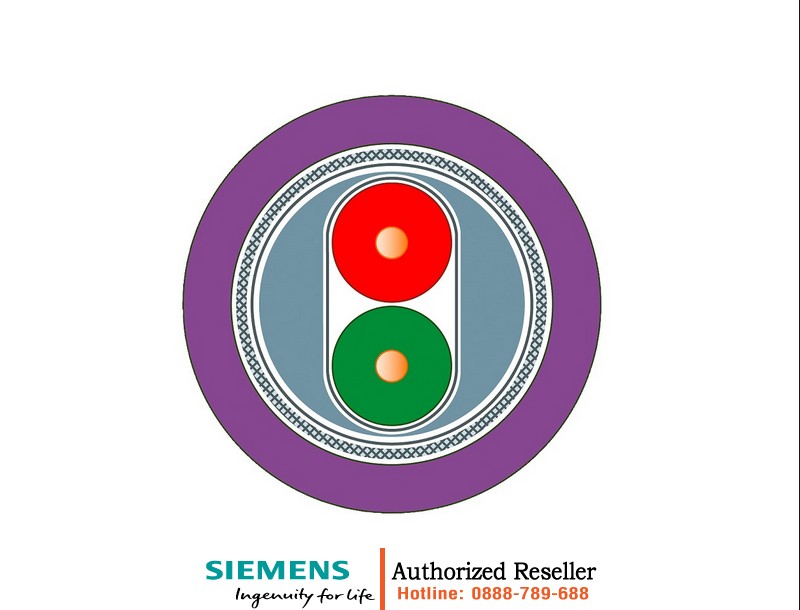 Cáp Bus PROFIBUS 6XV1830-0EN20 - 2 Lõi, Chống Nhiễu, Lắp Đặt Nhanh 20m 6XV1830-0EN20