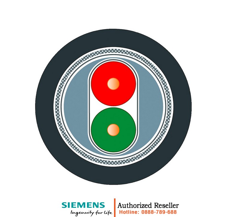 Cáp PROFIBUS FC FOOD 6XV1830-0GH10 2 lõi chống nhiễu, vỏ bọc PE chuyên dụng cho ngành thực phẩm - Bán theo mét 6XV1830-0GH10
