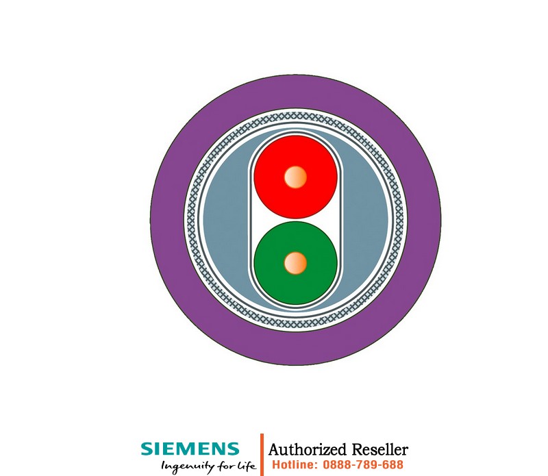 Dây Cáp Bus PROFIBUS 6XV1830-1ET10 - 2 Lõi Có Giáp, Lắp Đặt Nhanh, Cuộn 100m 6XV1830-1ET10