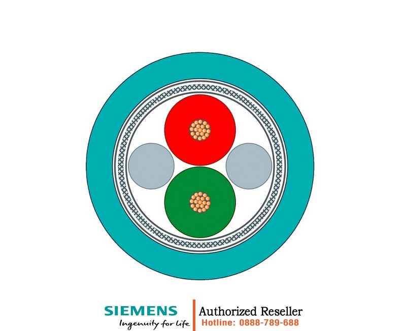 Cáp Tín Hiệu PROFIBUS 6XV1830-3BH10 - Dây Chống Nhiễu, Chịu Uốn Linh Hoạt, Độ Bền 5 Triệu Lần Gập - Bán Theo Mét 6XV1830-3BH10