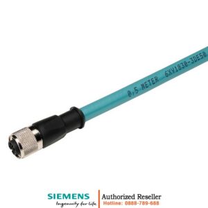 Cáp PROFIBUS M12 6XV1830-3DE50 - Đầu nối B-coded 5 chân, dài 0.5m - Chính hãng Siemens