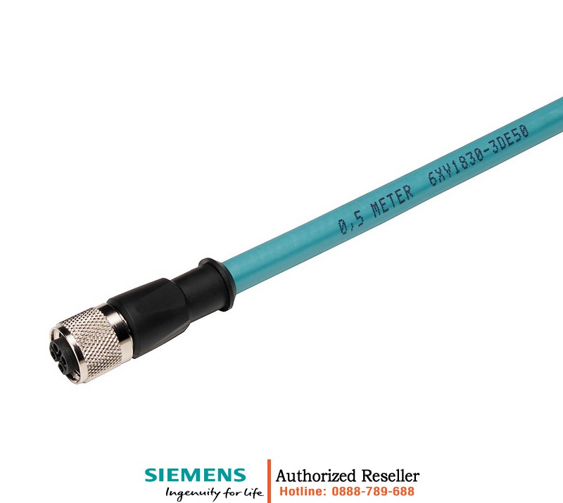 Cáp PROFIBUS M12 5-pole B-coded 3m 6XV1830-3DH30 - Kết nối ET 200 6XV1830-3DH30