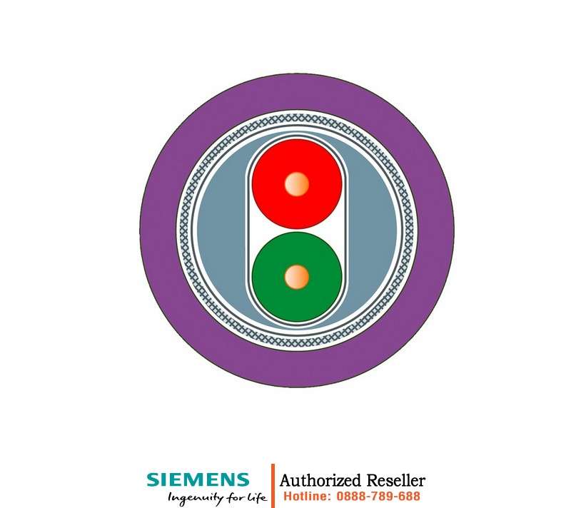 Cáp PROFIBUS 6XV1831-2K Linh Hoạt, 2 Lõi, Chống Nhiễu - Cắt Theo Mét, Đặt Tối Thiểu 20m 6XV1831-2K