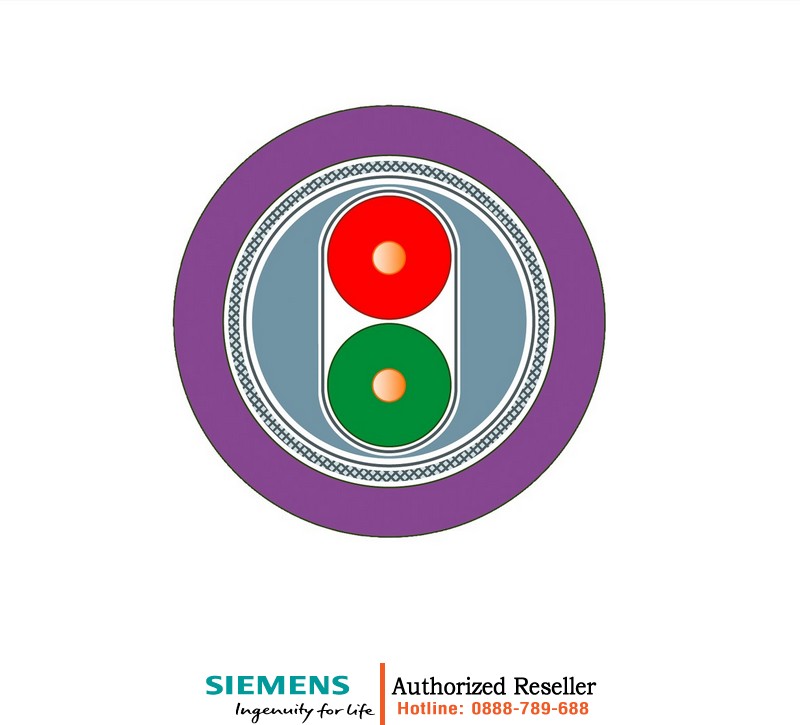 Cáp PROFIBUS 6XV1831-2L - Cáp Kéo Chống Nhiễu, Bền Bỉ 3 Triệu Lần Uốn, Linh Hoạt Gia Tốc 4m/s²