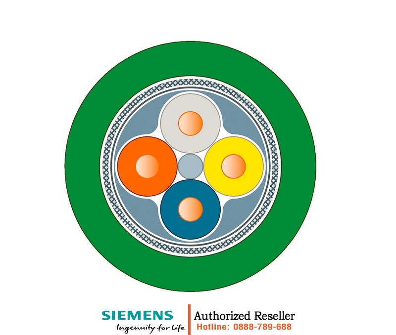 Cáp Mạng Công Nghiệp PROFINET 6XV1840-2AH10 - CAT 5E 4 Lõi Chống Nhiễu - Bán Theo Mét 6XV1840-2AH10