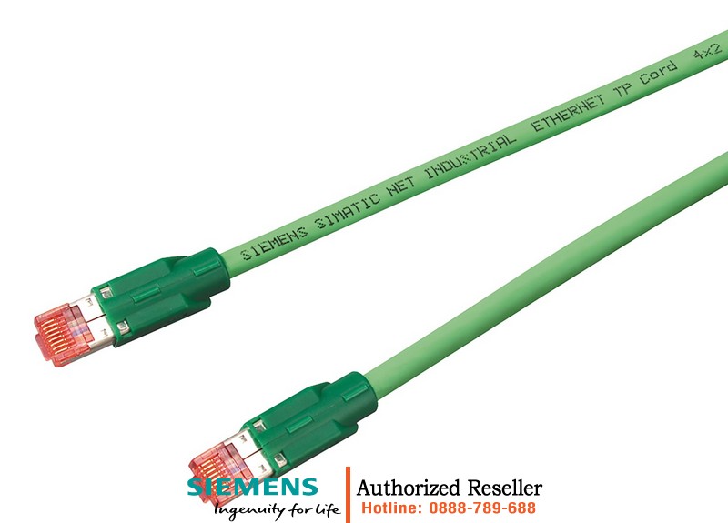 Cáp Chuyển Đổi Công Nghiệp 6XV1850-2EE50 - RJ45 Sang ITP 15 Chân, Lắp Sẵn, Dài 0.5m 6XV1850-2EE50