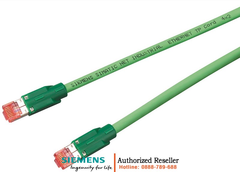 Cáp Chuyển Đổi Công Nghiệp 6XV1850-2EH20 - RJ45 Sang ITP - Dài 2m - Có Bracket Gắn 6XV1850-2EH20