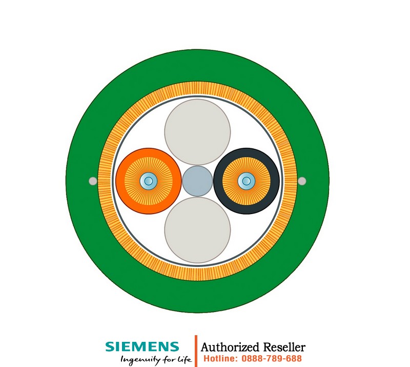 Cáp PCF 6XV1861-3CT15 - 150m, Đầu Nối BFOC 2x2, Dễ Lắp Đặt, Chính Hãng 6XV1861-3CT15