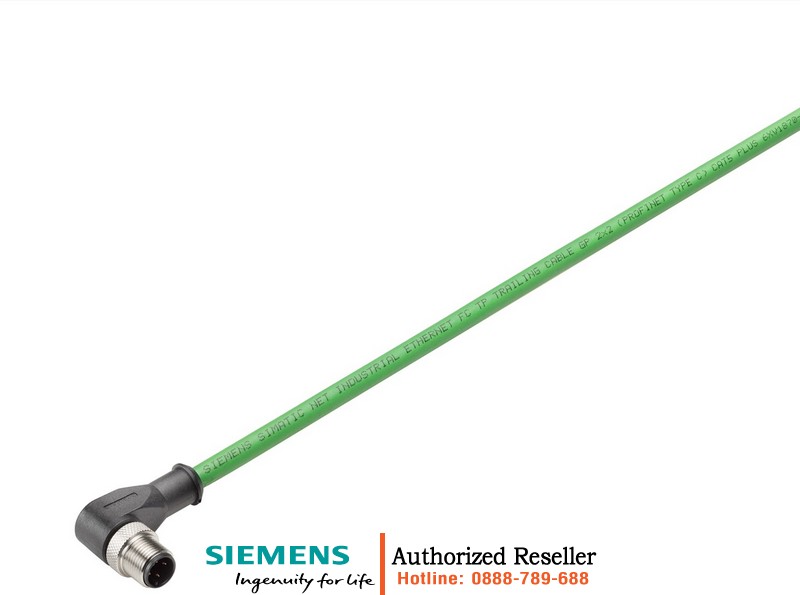 Dây Cáp Kết Nối IE Chính Hãng 6XV1870-8GN15 - M12 D-Coded 15m - Cáp Trailing GP 6XV1870-8GN15