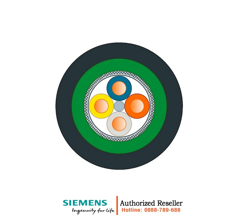 Cáp Lắp Đặt Đường Sắt 6XV1871-2T | Cáp CAT5e 4 Lõi Chống Nhiễu | Dây Cáp Mạng Cho Ứng Dụng Đường Sắt | Bán Theo Mét