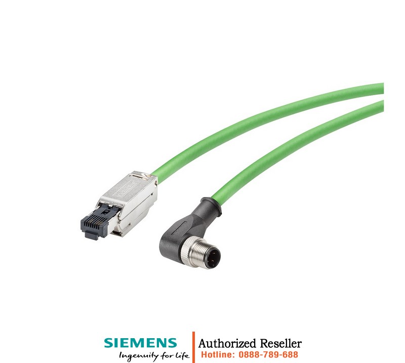 Cáp Kết Nối Công Nghiệp Siemens 6XV1871-5TH50 | M12 D-Code Sang RJ45 | Dài 5m 6XV1871-5TH50