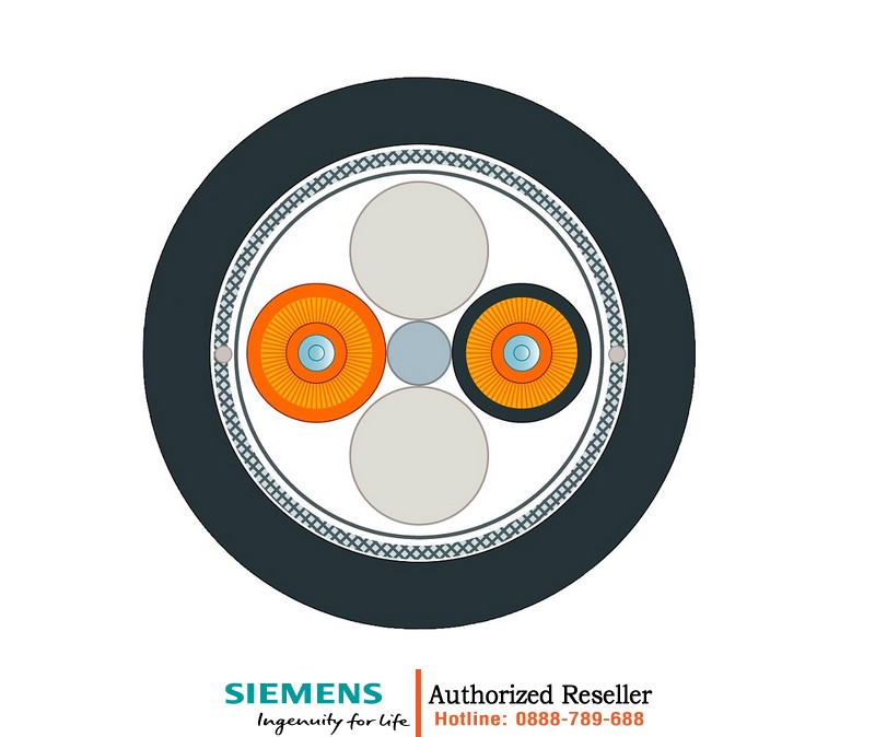 Cáp Quang Đa Mode 50/125 Chống Nhiễu 6XV1873-3GT30 - 300m, Đầu Nối BFOC 2x2, Kèm Dụng Cụ Lắp Đặt 6XV1873-3GT30