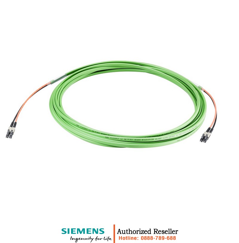 Cáp quang FO Trailing 6XV1873-5CN15 - 2 đầu LC duplex - Dài 15m - Có sẵn 6XV1873-5CN15