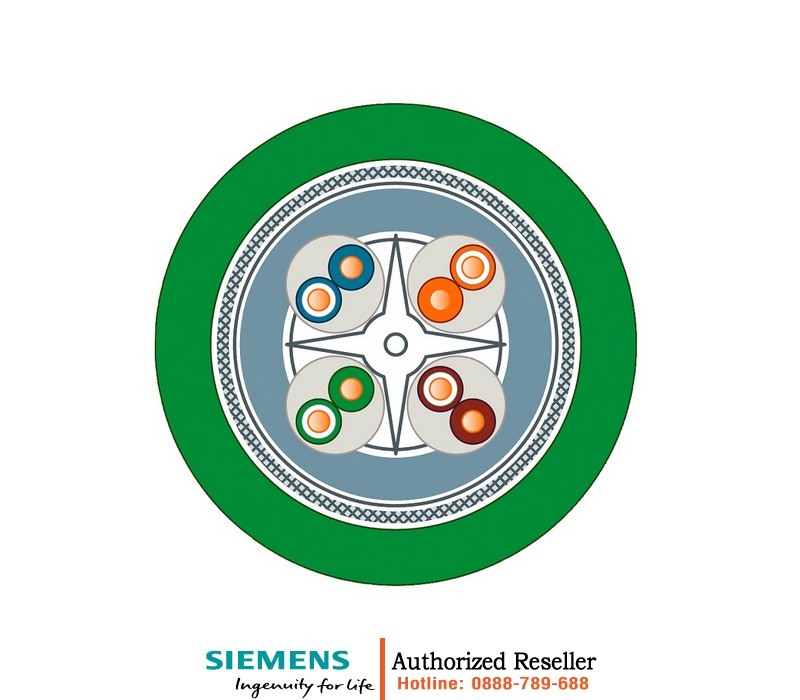 Dây Cáp Mạng Công Nghiệp 6XV1878-2B Linh Hoạt CAT6A - Bán Theo Mét, Kết Nối Nhanh IE FC RJ45