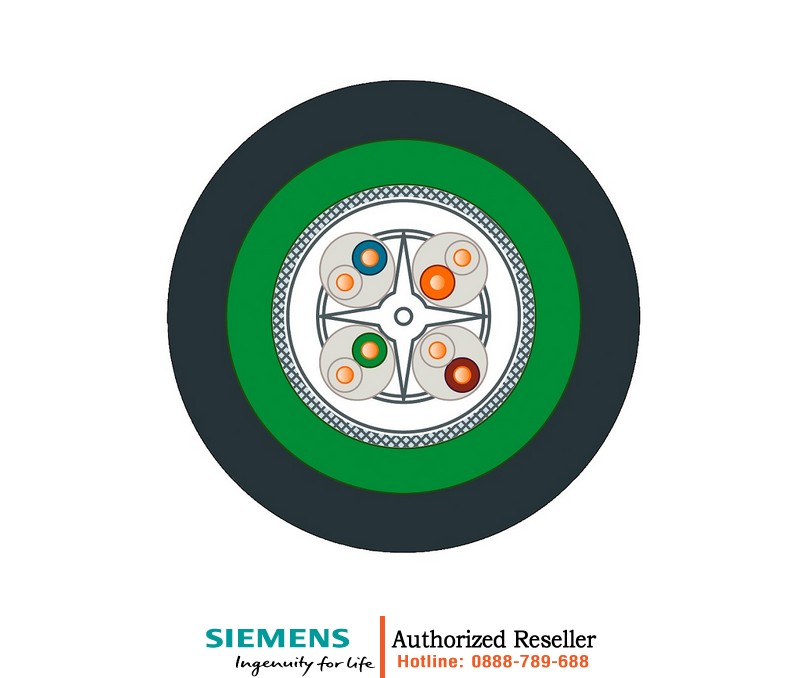 Cáp chống nhiễu 6XV1878-2G - Cáp ngầm 4x2 CAT6A 8 lõi - Kết nối IE FC RJ45 Plug - Bán theo mét 6XV1878-2G