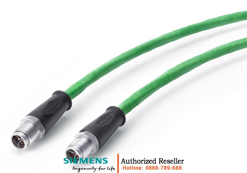 Cáp IE TP M12 X-Coded 2.0m - 6XV1878-5HH20 - Đầu Nối M12-180/M12-180 6XV1878-5HH20