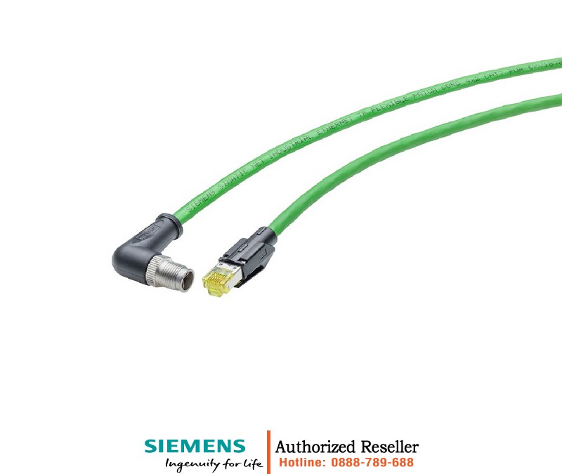 Dây Cáp Mạng Công Nghiệp 6XV1878-5TE50 - M12 X-Coded & RJ45 - 0.5m 6XV1878-5TE50