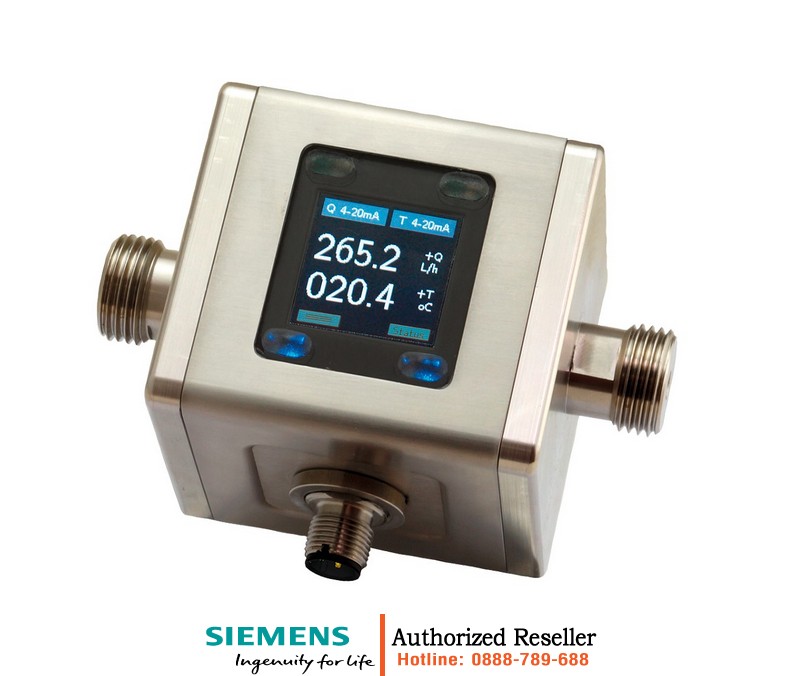 Đồng hồ đo lưu lượng điện từ SITRANS FM100 7ME6010-2CA03 | Đo thể tích & nhiệt độ | 0.2-50 l/ph | Kết nối ren G | Hiệu chuẩn 3 điểm 7ME6010-2CA03