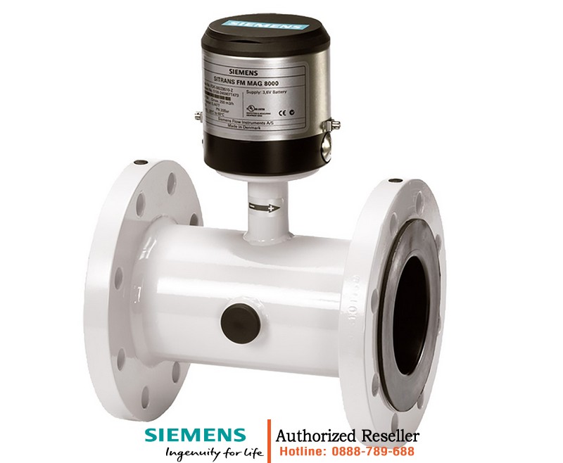 Đồng hồ đo lưu lượng điện từ chạy pin 7ME6820-5KC04-1AB0 - Đo nước & chuyển giao thương mại DN350, chuẩn châu Âu 7ME6820-5KC04-1AB0