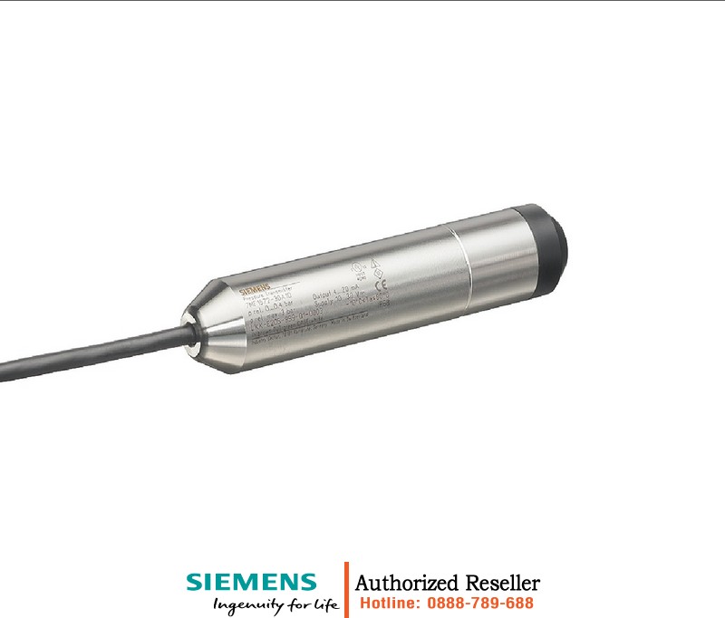 Cảm Biến Đo Mức Thủy Tĩnh Chìm SITRANS LH100 7MF1572-1FA10 | Dải đo 0-6m | Dây 10m | Tín hiệu 4-20mA 7MF1572-1FA10