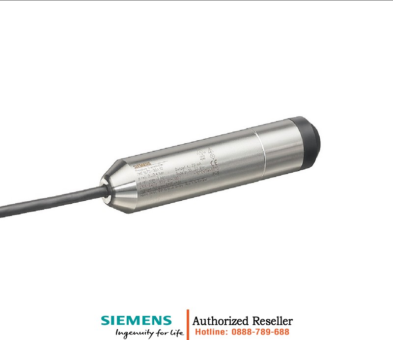 Cảm biến đo mức thủy tĩnh chìm 7MF1572-1HA10 - Thiết bị phát tín hiệu 4-20mA, dây dài 20m, đo chính xác mức nước 0-10mH2O 7MF1572-1HA10