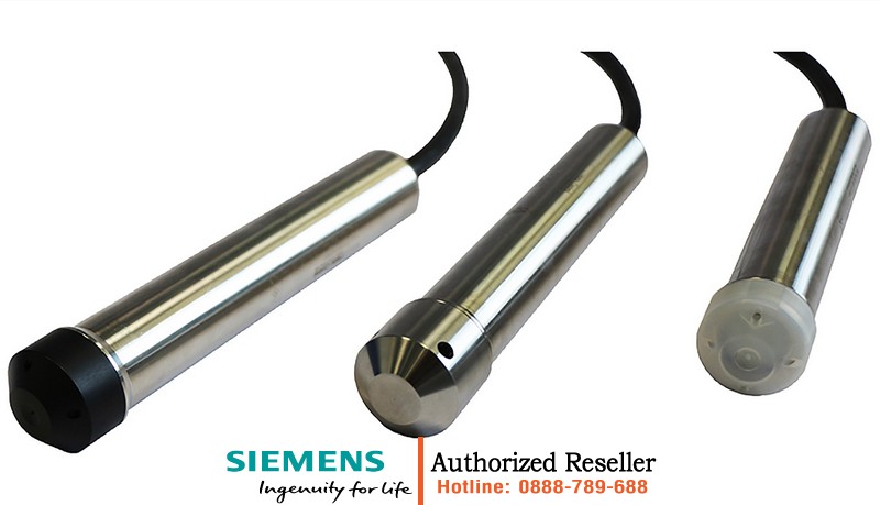 Cảm biến đo mức thủy tĩnh chìm Siemens 7MF1575-1BA10 - Transmitter 4-20mA, dây 5m, gốm Al2O3, đo mức nước 0-2mH2O 7MF1575-1BA10