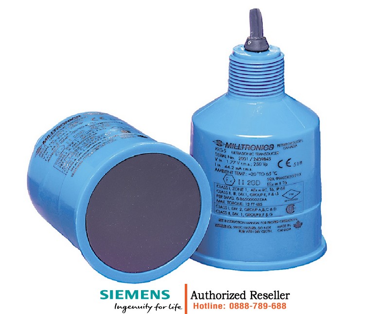 Cảm biến siêu âm đo mức liên tục EchoMax XRS-5 7ML1106-1CA20-0A - Đo chất lỏng, bùn, chống cháy nổ, phạm vi 8m 7ML1106-1CA20-0A