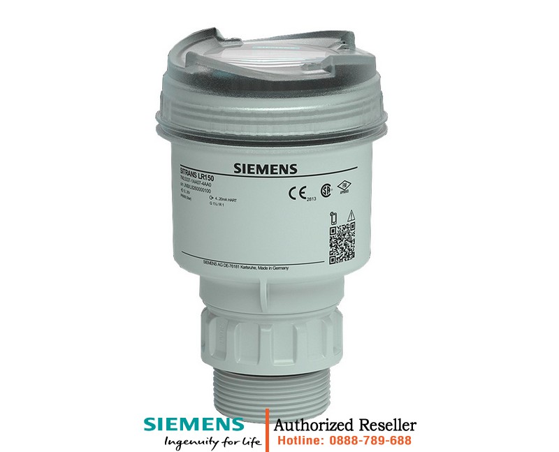 Máy đo mức radar SITRANS LR150 7ML5340-0AA07-4AF3 - Cảm biến không tiếp xúc, đo chất lỏng & rắn, phạm vi 15m, kết nối 1-1/2