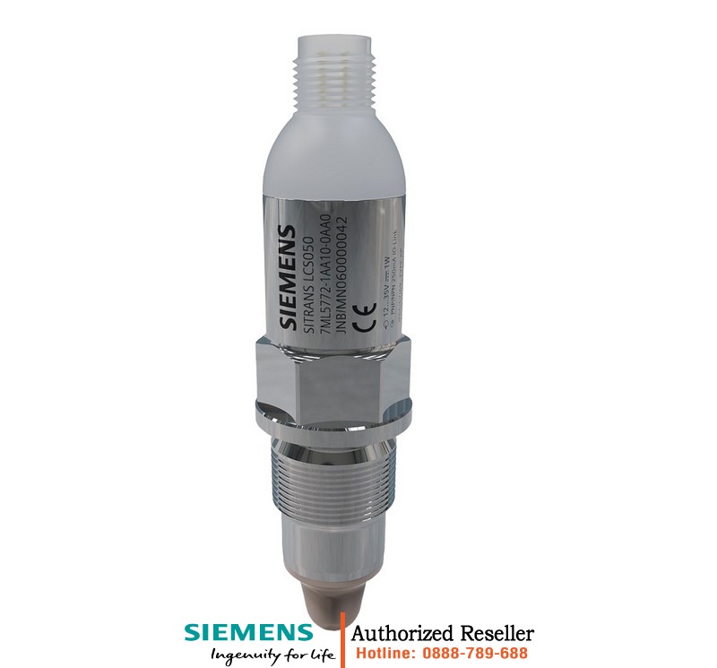Cảm biến mức điểm SITRANS LCS050 7ML5772-1AB10-0AA0 - Công tắc phát hiện mức chất lỏng, thiết kế nhỏ gọn, hỗ trợ IO-Link, kết nối ren G1/2