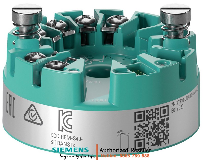 Bộ chuyển đổi nhiệt độ HART SITRANS TH320 Pt100 3 dây - 7NG0310-0BA00-0AA0 - Lắp đầu cảm biến và tủ điện 7NG0310-0BA00-0AA0