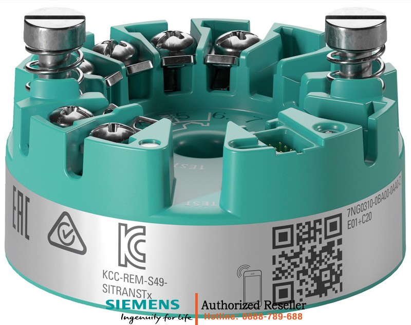 Bộ Chuyển Đổi Nhiệt Độ SITRANS TH320 7NG0317-0BA00-0NA0 | Đầu RTD Pt100 | Cài Đặt Đầu Nối & Rail | ATEX, IECEx, CSA, FM 7NG0317-0BA00-0NA0