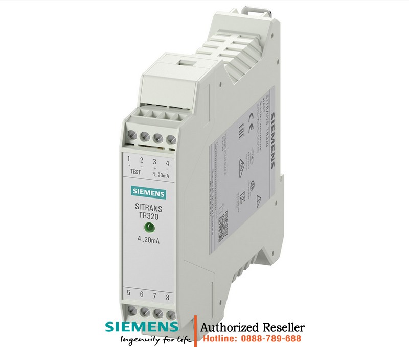 Bộ Chuyển Đổi Nhiệt Độ SITRANS TR320 HART 7NG0320-0BA00-0AA0-Z - Đầu Dò RTD Pt100, Lắp Ray, Cách Ly 2 Dây 7NG0320-0BA00-0AA0-Z